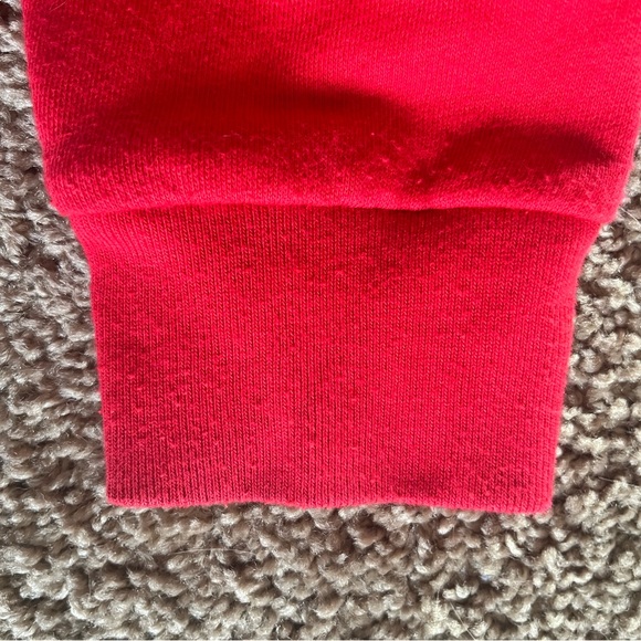 Victoria’s Secret PINK quarter zip sweatshirt, Red, size S - Picture 13 of 14